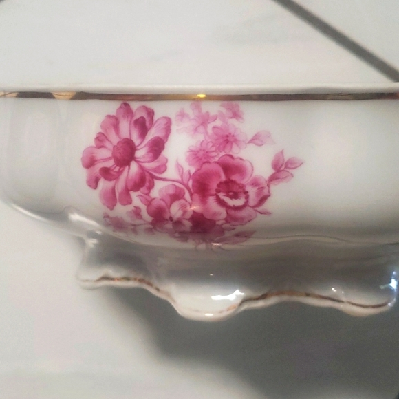 Vintage unique classic Hutschenreuther "Bavarian" soup/fruit bowl, handpainted, - Picture 5 of 12